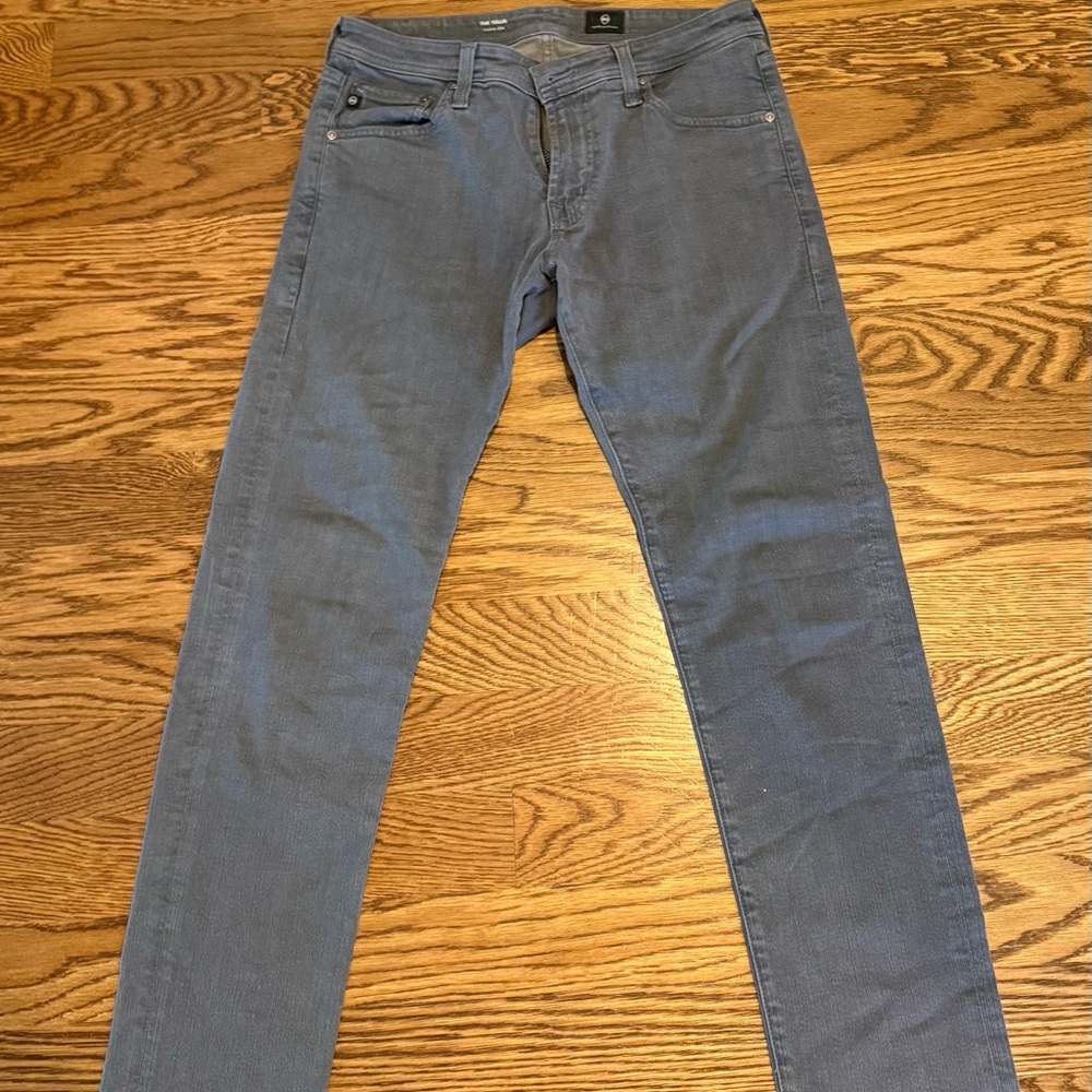 AG Adriano Goldschmied Men's Gray Skinny Jeans